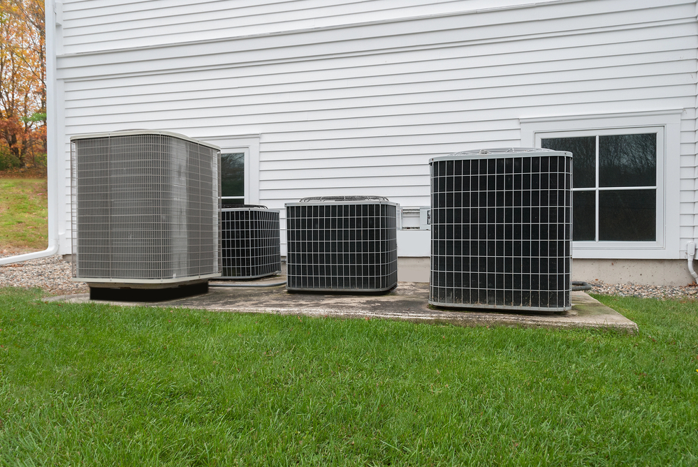 AC units sitting outside of home